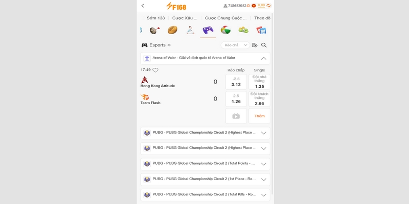 Tổng quan giới thiệu về hình thức E-sports F168